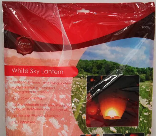 Sky lantern "White Sky Lanterns"