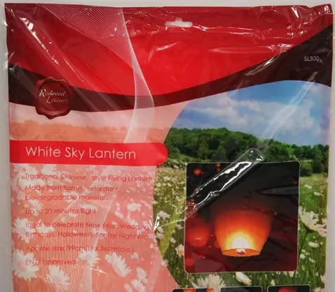Небесный фонарик «White Sky Lanterns»