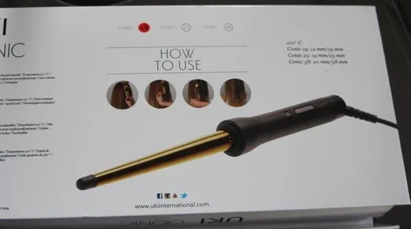 Hair curling iron