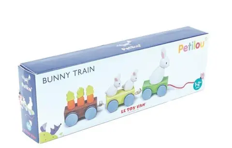 Wooden toy train