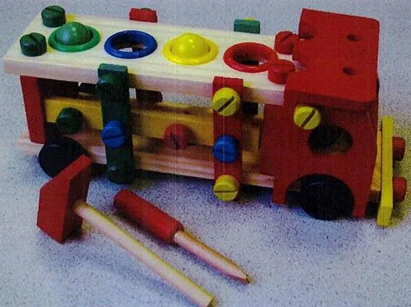 Wooden toy car