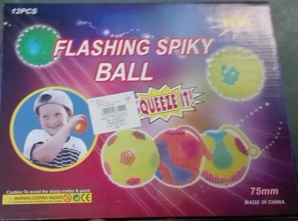 Soft ball with spikes