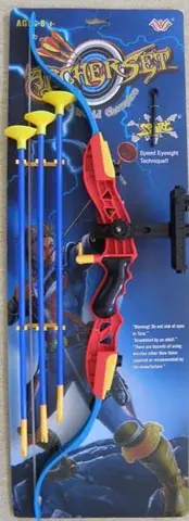 Toy bow and arrows