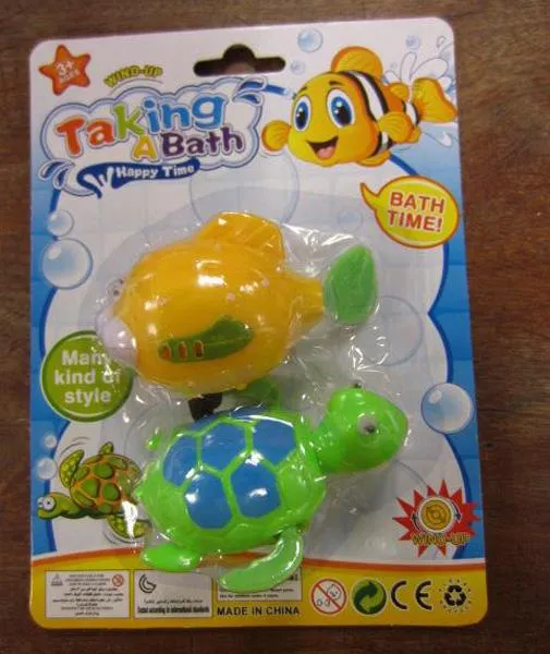 Wind-up bath toys