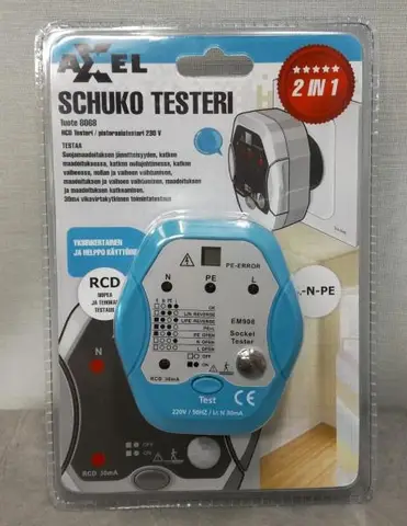 Mains socket tester