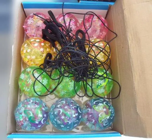 Balls with elastic cord (Yo-Yo balls)