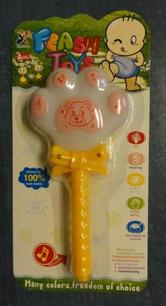 Plastic rattle