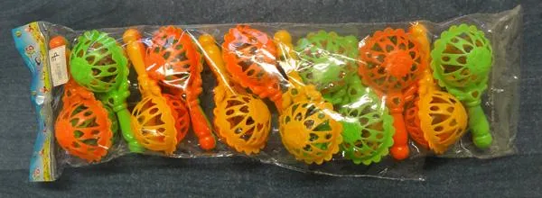 Plastic rattle