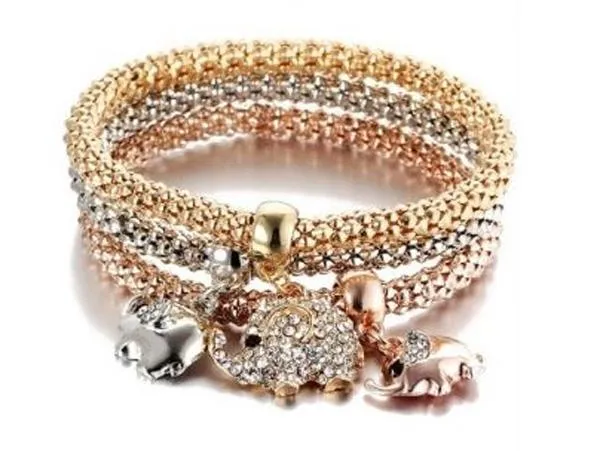 Set of three bracelets