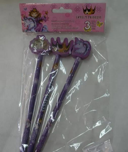 Pencils with eraser