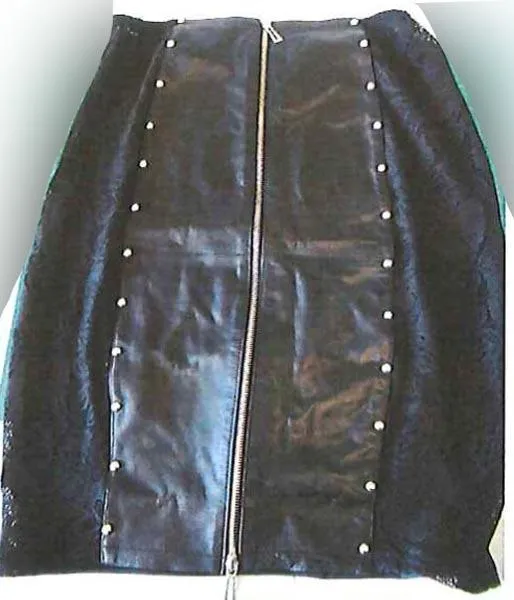 Leather skirt