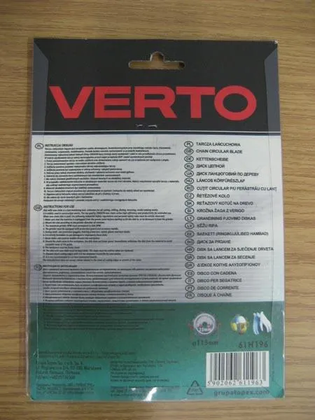 Chain saw blade