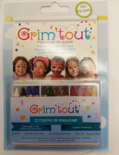 Face paint crayons/make-up pencils