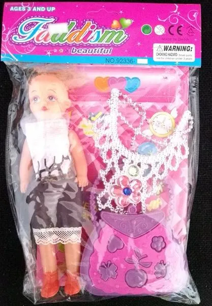 Plastic doll set