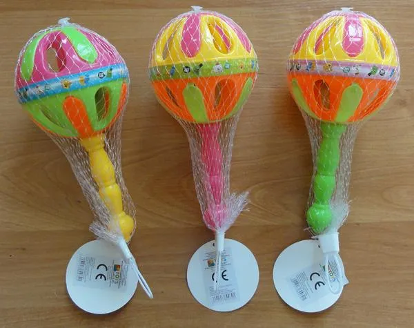 Plastic rattle