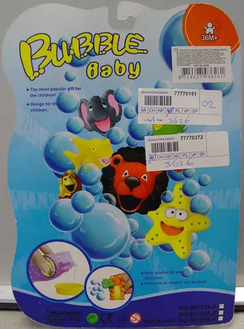 Набор игрушек для мыльных пузырей «Bubble baby»