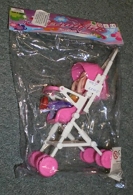 Doll with pushchair "Beautiful Collect them all"