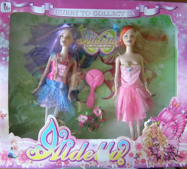 Plastic doll set