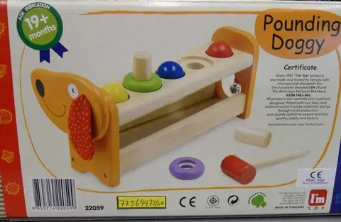 Игрушечный стучащий верстак «Pounding Doggy»