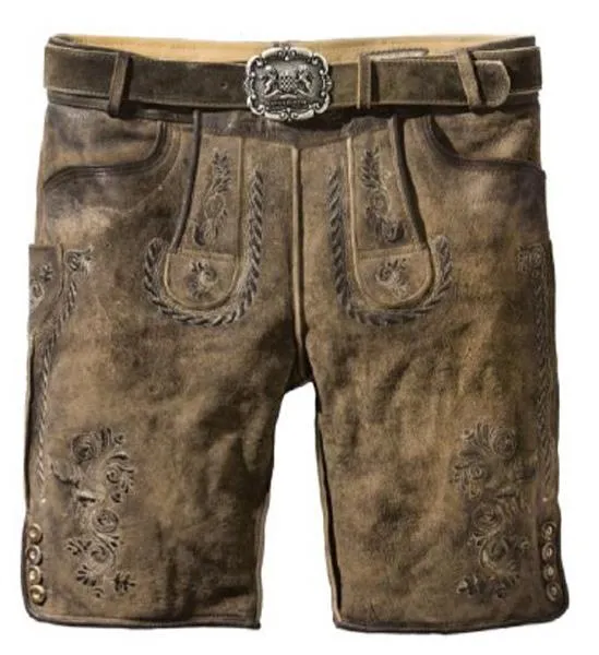 Мужские «Lederhose» (кожаные шорты)