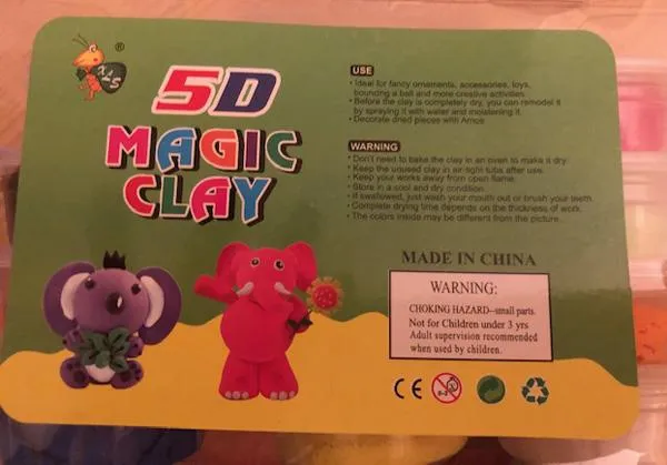 Modelling clay