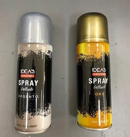 Snow glitter spray