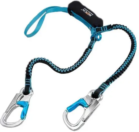 Energy absorbing system for climbing protection