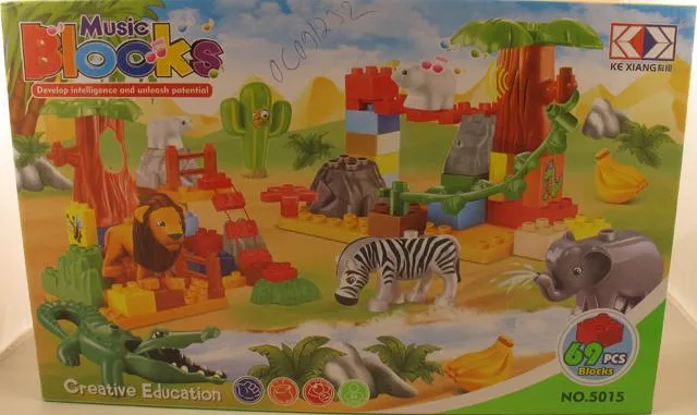Toy building set "Music Blocks"
