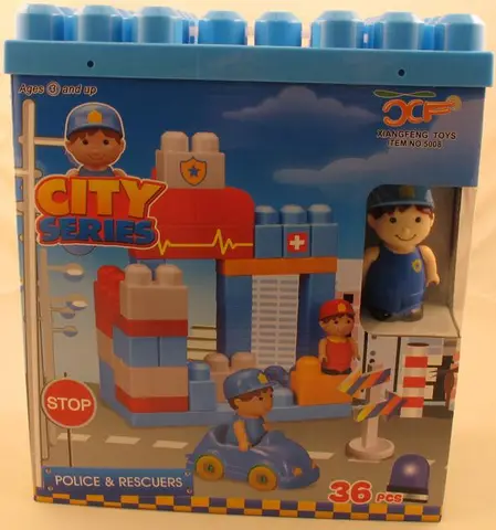 Toy- building blocks "City Series, Police & Rescue