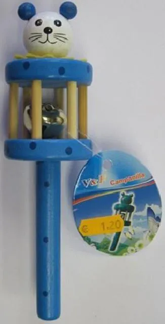 Wooden rattle