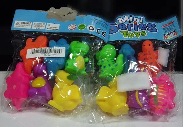 Set of bath toys