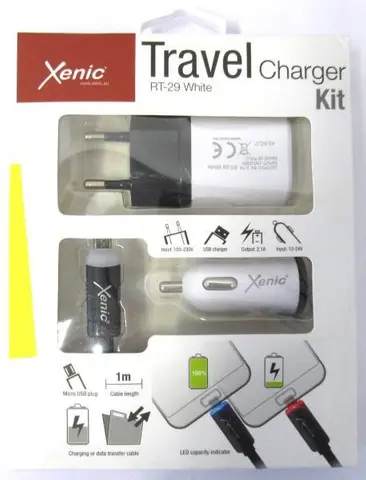 Travel charger kit