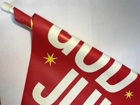 Plastic flag