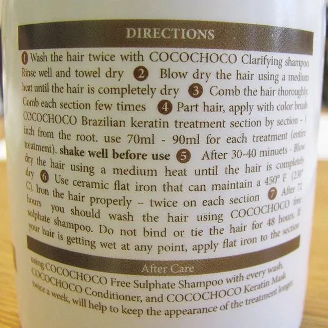 Hair treatment product "Complex Brazilian Keratin