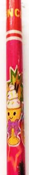Pencil with top eraser