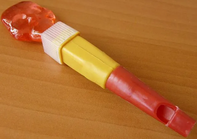 Whistle with candy