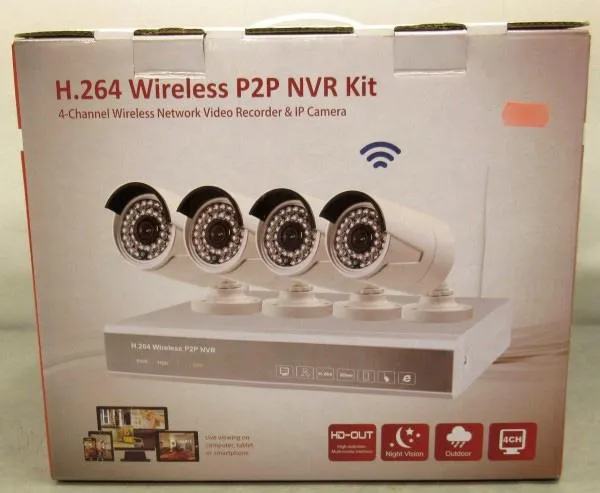 Wireless security camera set