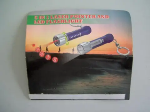 Лазерная указка-кольцо «5 in 1 laser pointer and led f