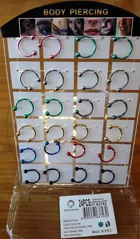 Piercing jewellery