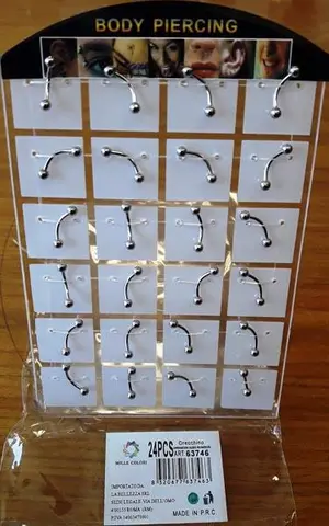 Piercing jewellery