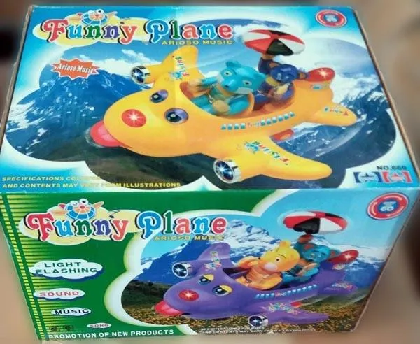 Battery-operated plastic toy
