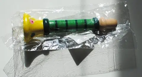 Wooden trumpet for children