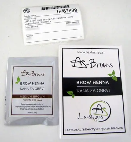 Brow henna dye