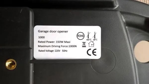 Garage door opener