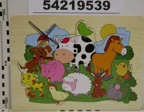 Деревянный пазл «Houten dierenpuzzel»