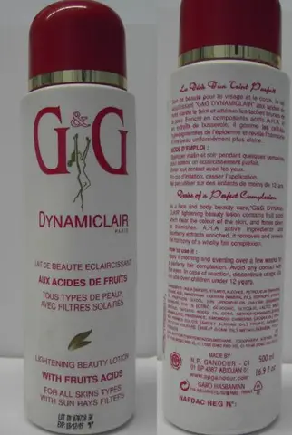Skin lightening product