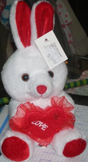 Plush toy "Bunny Valentine"