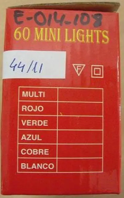 Lighting chain 1. 60 Mini Lights 2.