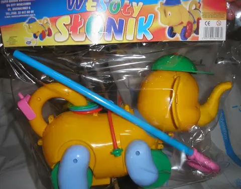 Игрушка-каталка «Wesoły Słonik» [Весёлый слонёнок]