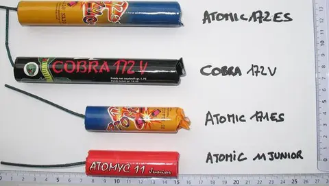 Fireworks "ATOMYC"; "COBRA"